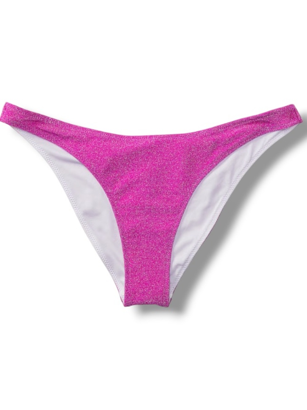 VS PINK Dahlia Magenta shimmery Brazilian bikini bottoms